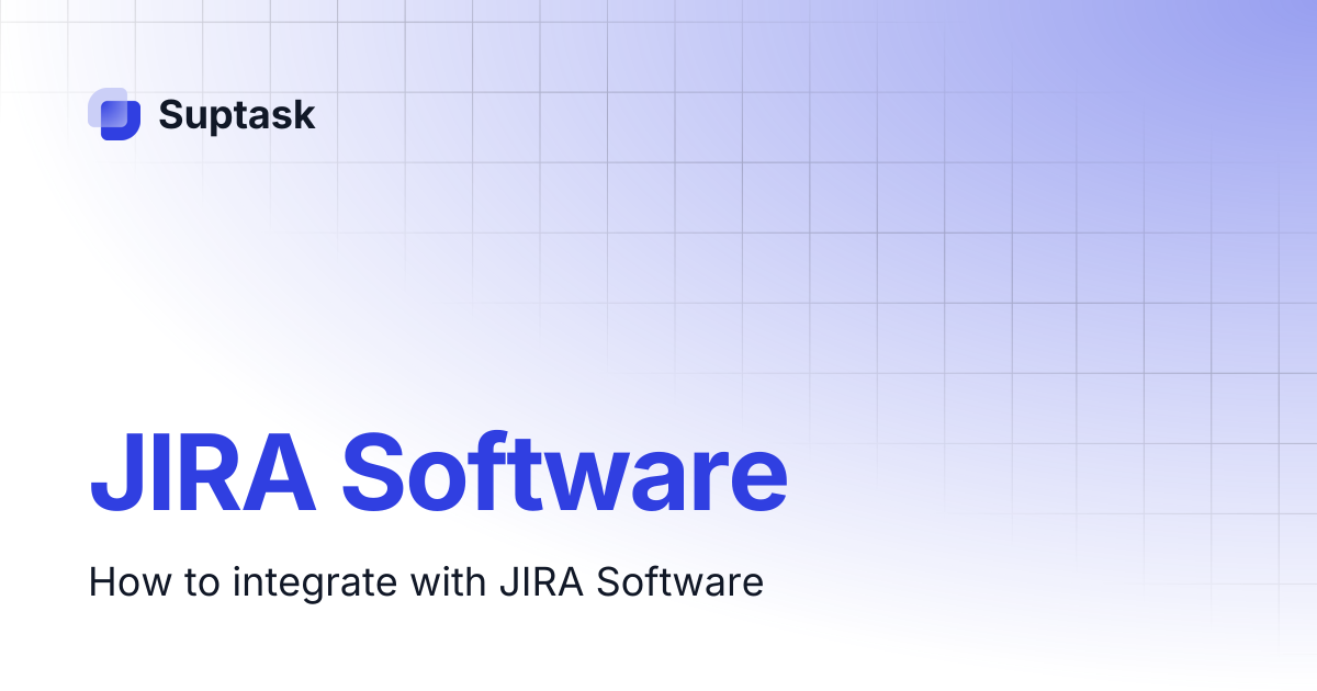 JIRA Software | Suptask